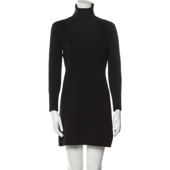 Theory Dresses & Skirts - Theory Dress turtleneck zipper at sleeve dress black perfect condition sz S